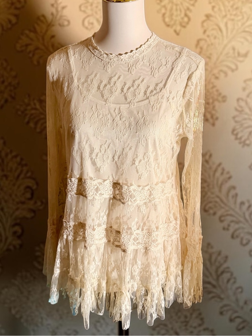 Altar’d State Lacy Murielle Top